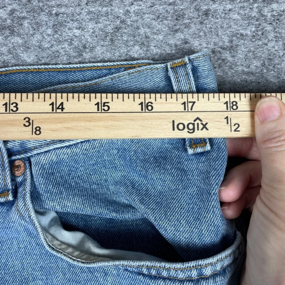 Vintage Levis 505 Jeans Mens 38x32 (Fits 35x31) Light Wash Regular Straight Leg